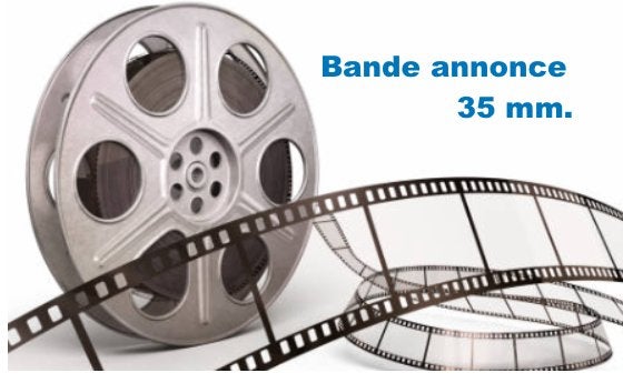 Lot de 8 bandes annonces en 35 mm., Ophalen, 35mm film