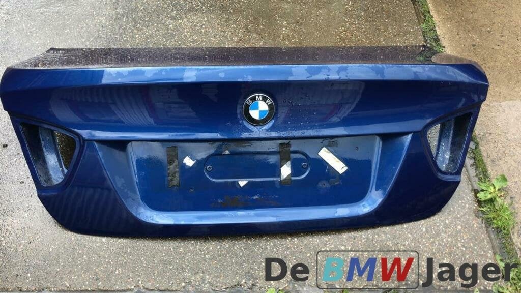 Achterklep BMW 3 serie E90 lemans blau 41627151491, Gebruikt, Achterklep, Ophalen of Verzenden, BMW