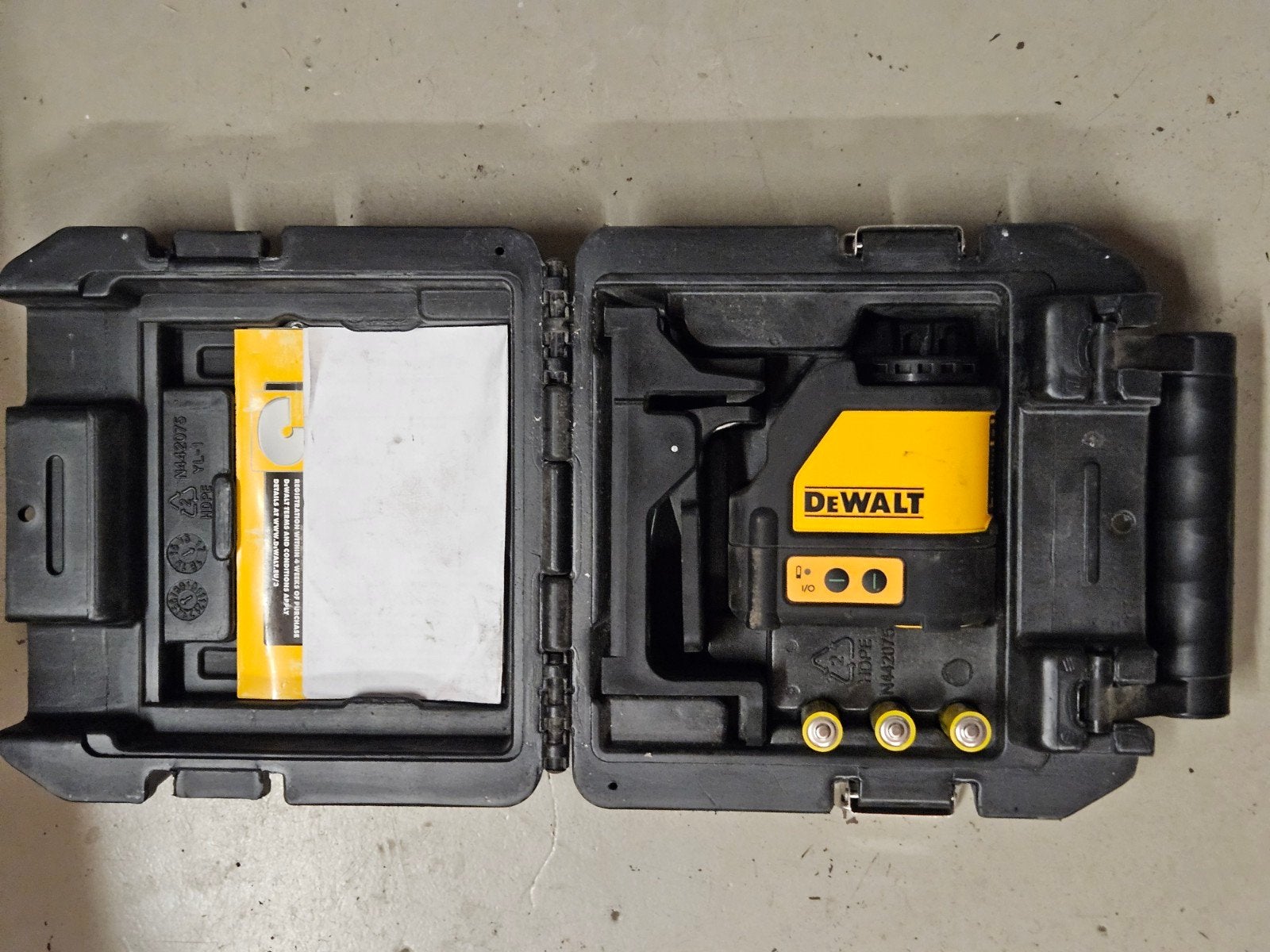 DeWalt laser, Enlèvement, Comme neuf