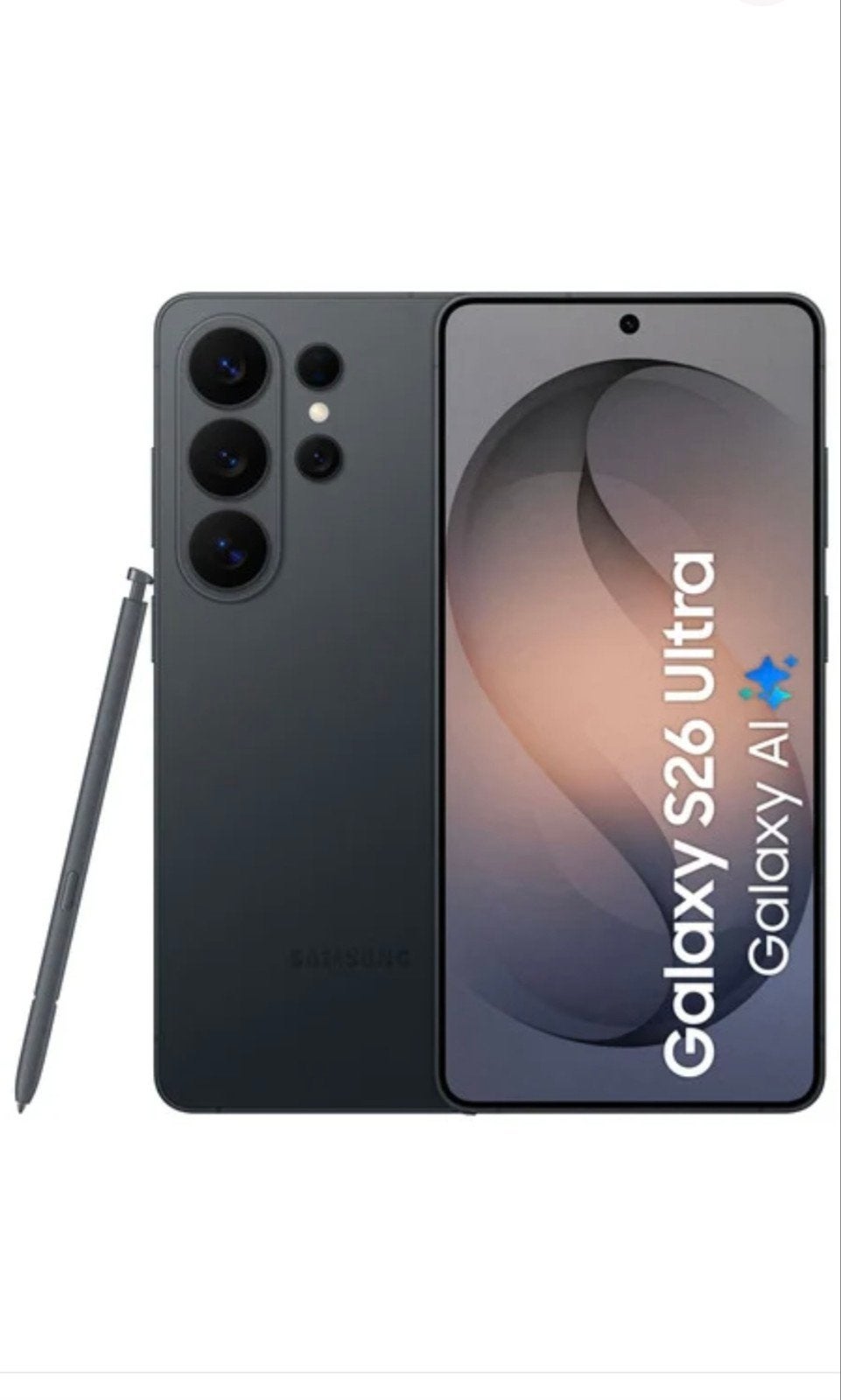 Samsung Galaxy S26 Ultra, Ophalen, Overige modellen, Zwart, 512 GB