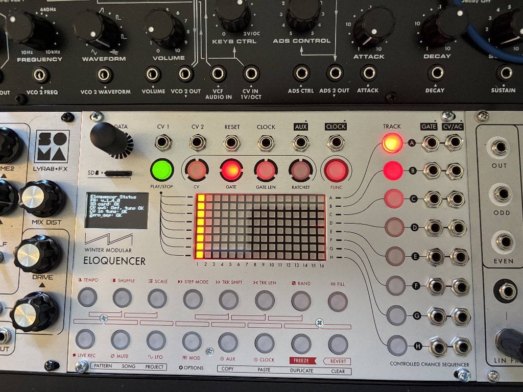 A vendre eurorack gate/CV sequencer Eloquencer WInter, Musique & Instruments, Enlèvement ou Envoi, Comme neuf, Autres marques