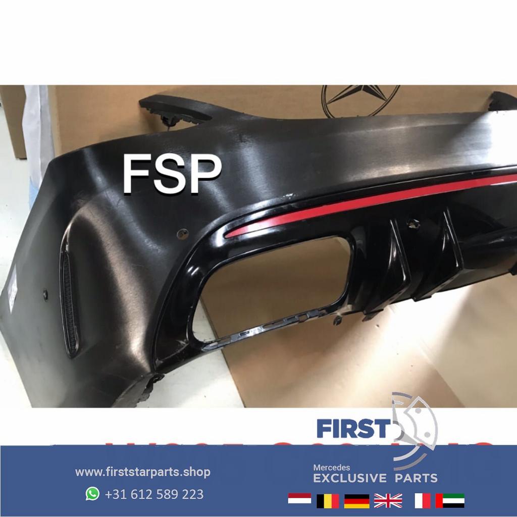 W205 C63 AMG FACELIFT 2020 ACHTERBUMPER GRIJS Mercedes C KLA, Arrière, Utilisé, -, -