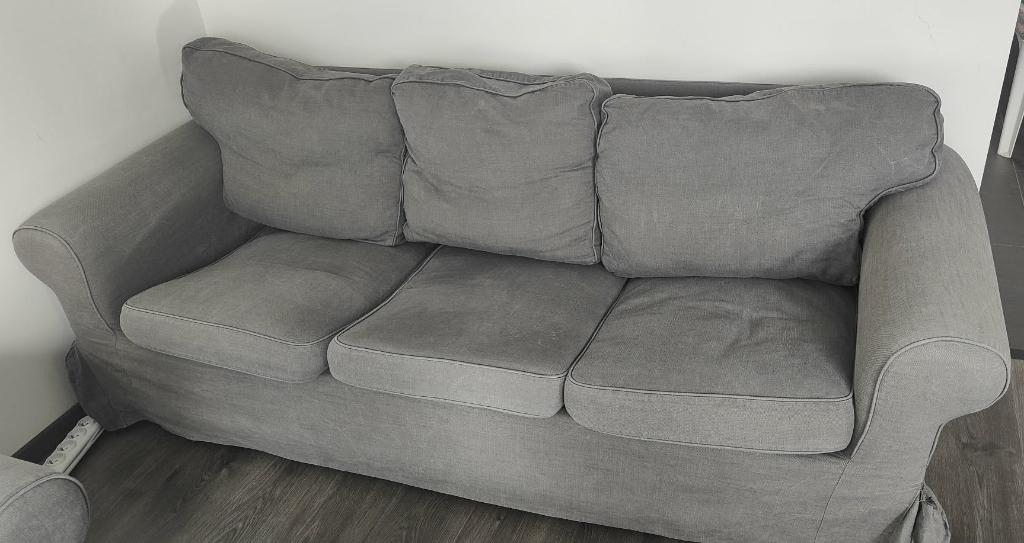 Ikea EKTORP 3+2+2 zitbank, Huis en Inrichting, Zetels | Zetels, Ophalen, Gebruikt