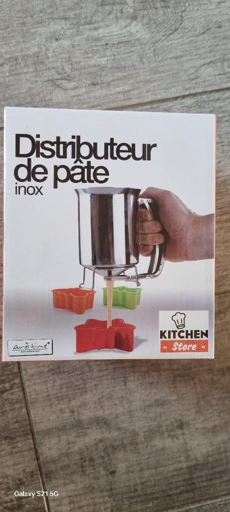 Distributeur de pâte inox neuf – pancakes, crêpes,– Ard’time, Enlèvement, Neuf