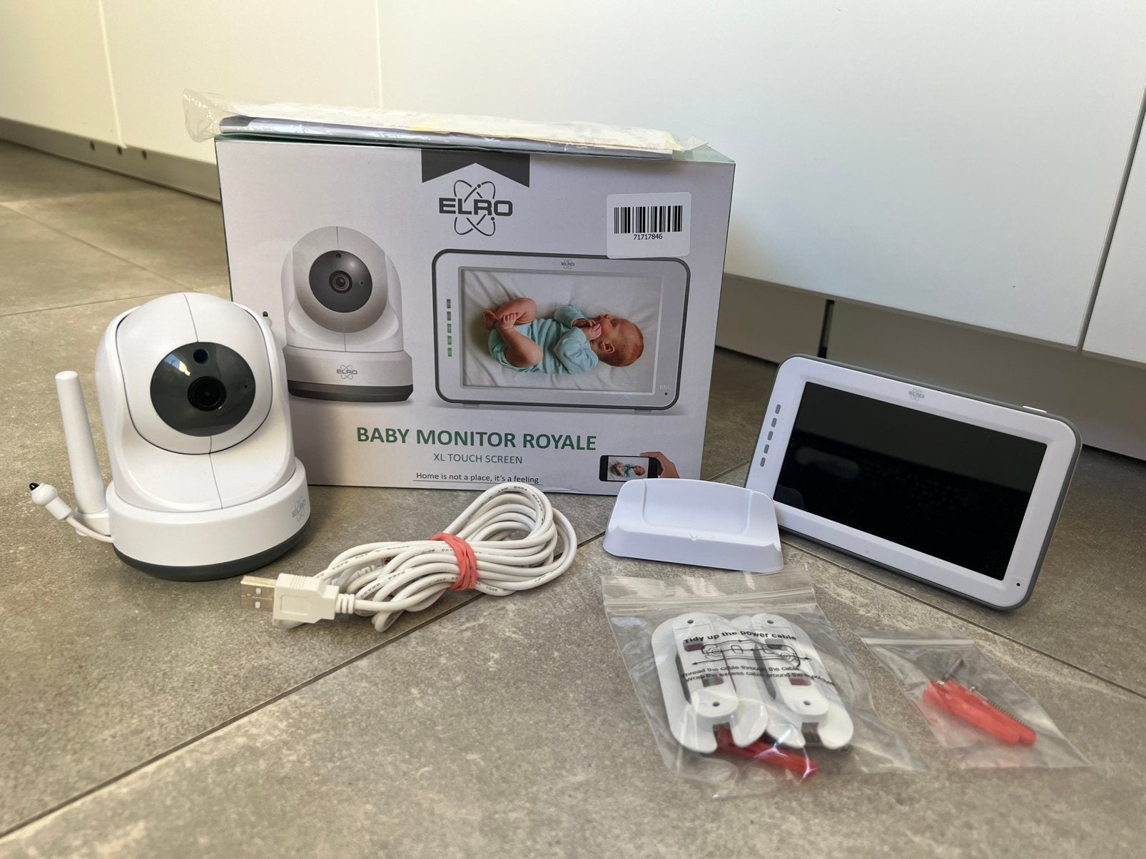 ELRO BC4000 babyfoon, Kinderen en Baby's, Ophalen of Verzenden, Zo goed als nieuw, Camera