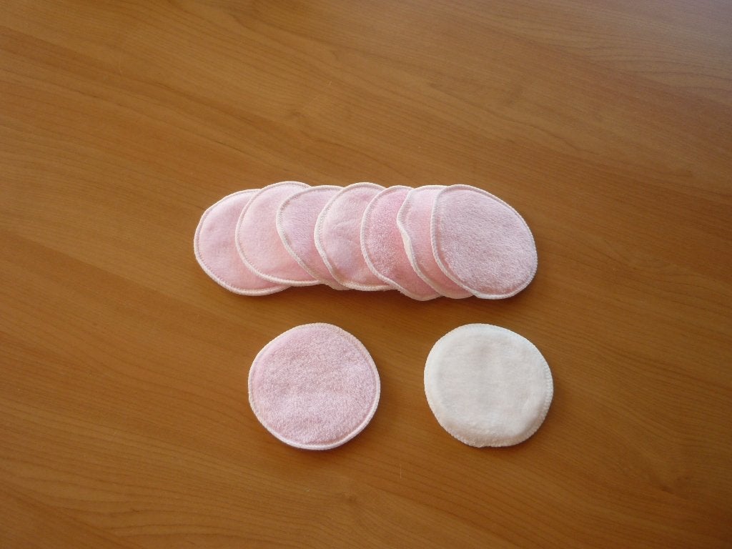 Set van 9 roze witte Reusable makeup remover pads, Ophalen of Verzenden, Roze