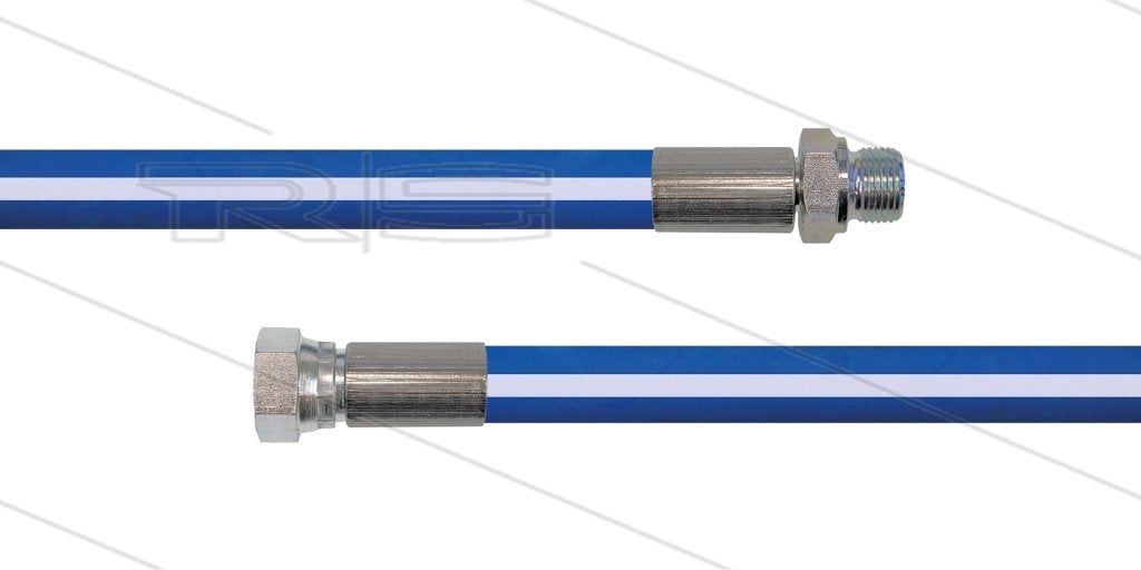 CleanFarm Hogedrukslang Blauw 1/2" RVS 20m, Verzenden