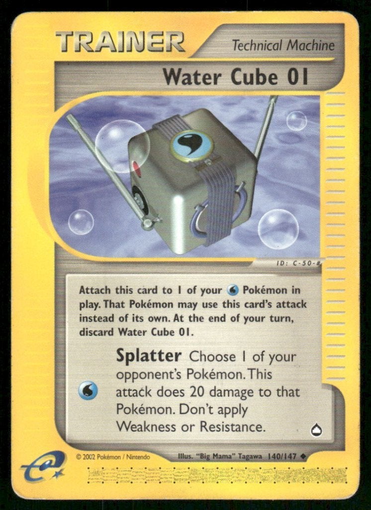 Water Cube 01 140/147 - Aquapolis, Hobby & Loisirs créatifs, Jeux de cartes à collectionner | Pokémon, Utilisé, Envoi