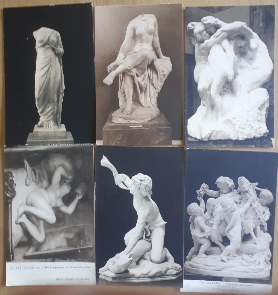 6 cartes postales/CPA : MUSÉES D'ŒUVRES D'ART DE BRUXELLES, Collections, Cartes postales | Belgique, Enlèvement ou Envoi