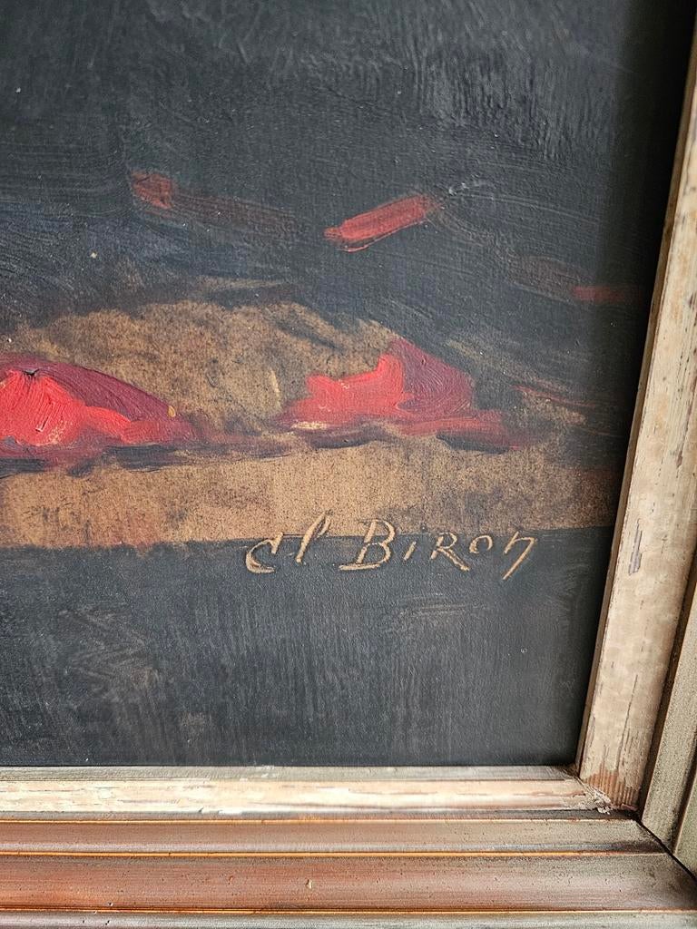 Peinture de Cl. Biron, Antiquités & Art, Enlèvement