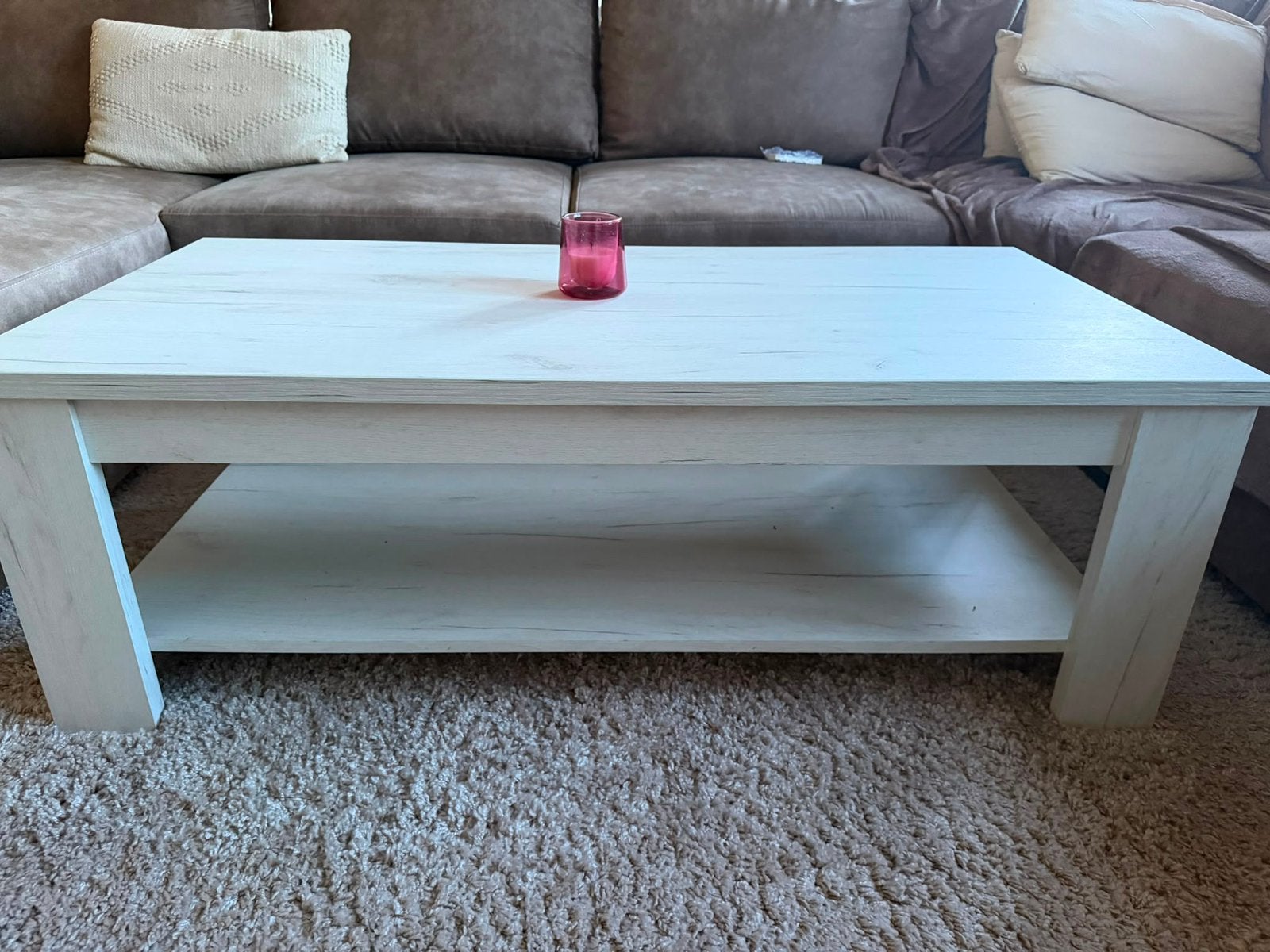 Witte tafel - eiken, Ophalen, Zo goed als nieuw