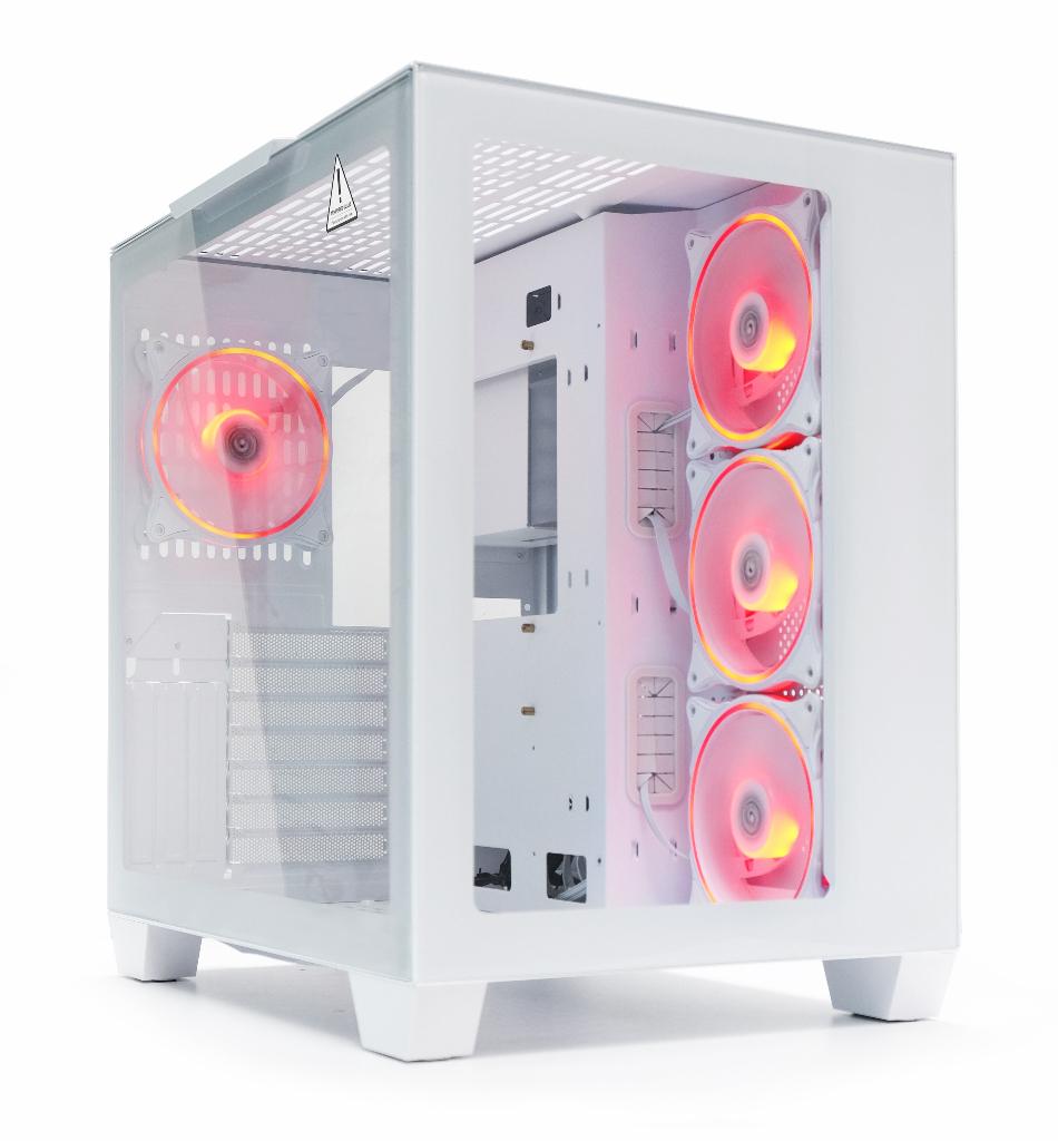 White Gaming ATX Case, Computers en Software, Ophalen of Verzenden, Nieuw