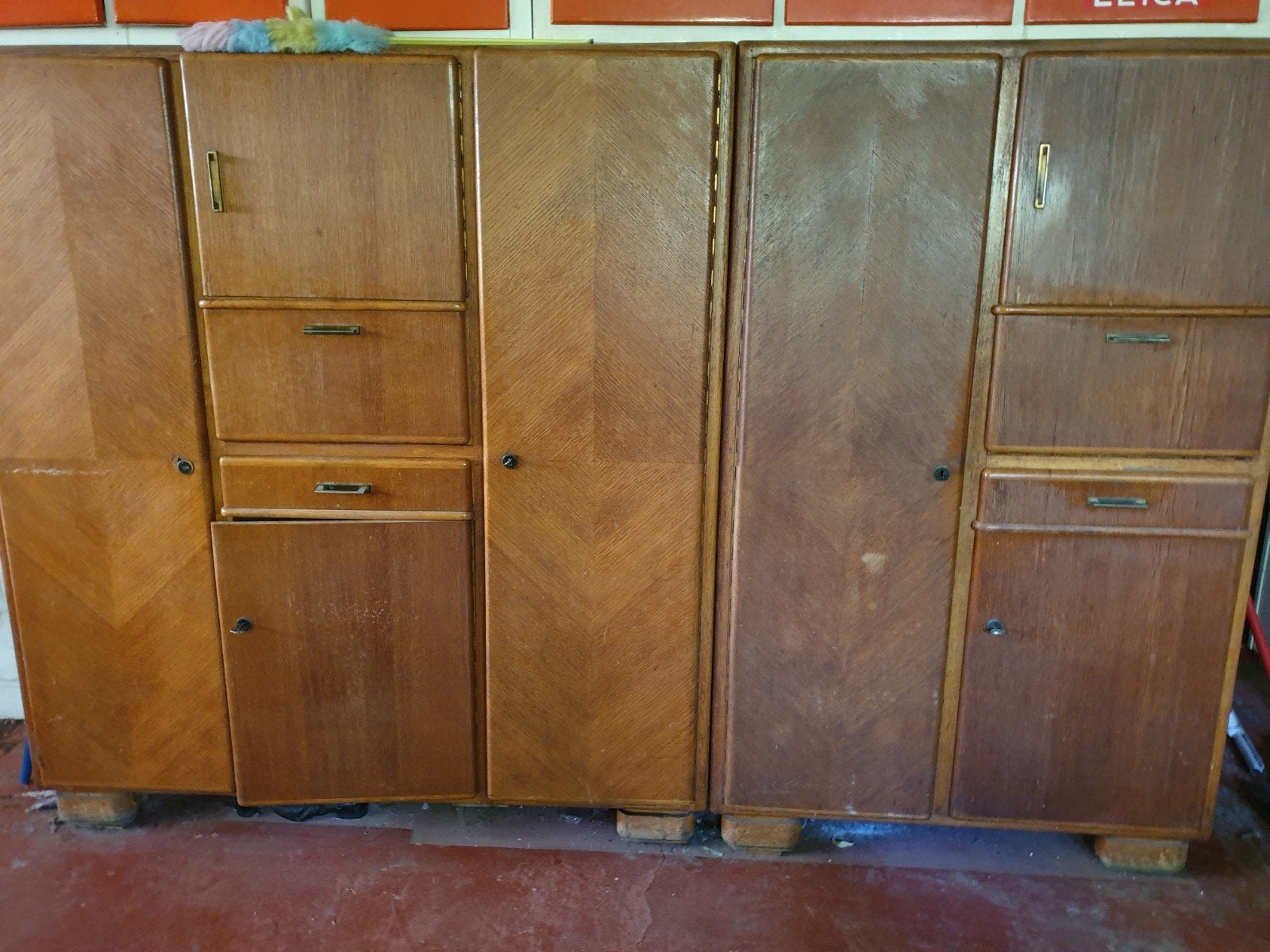 oude kast, Ophalen