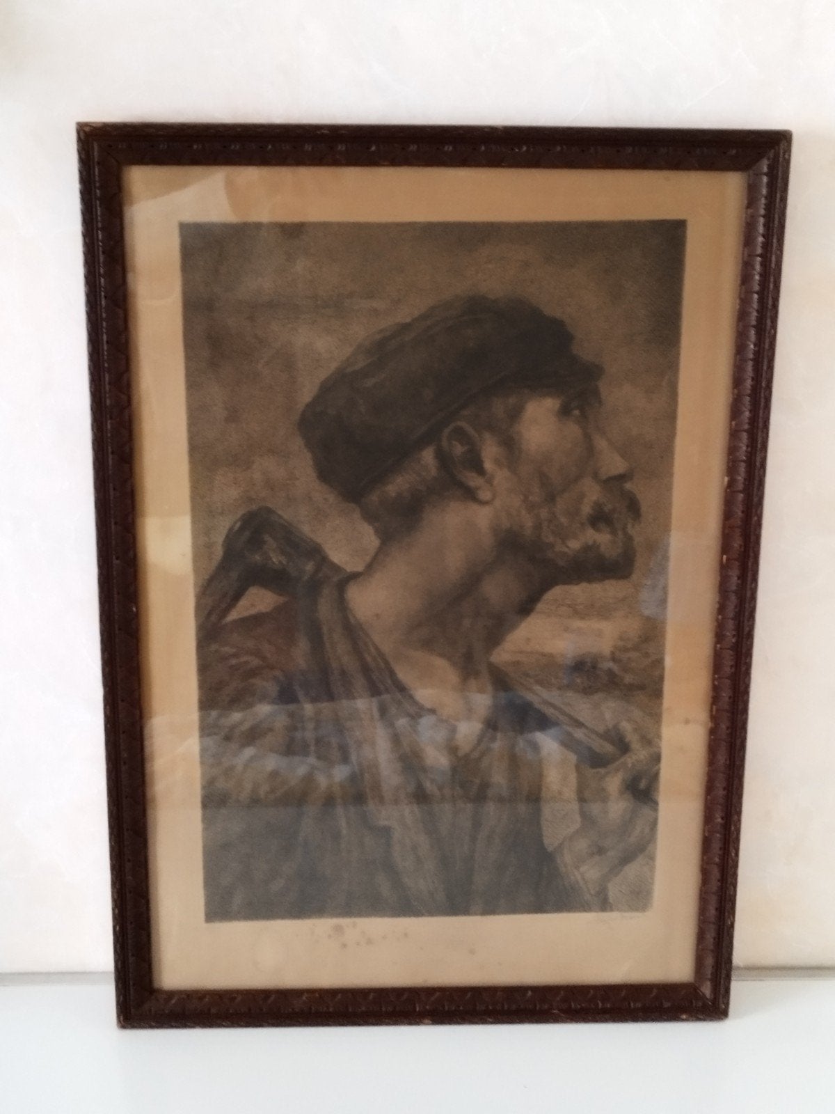 Victor DIEU De boer, Ophalen, Ets