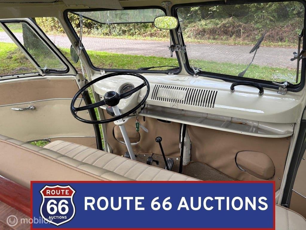 Volkswagen Transporter T1 Kombi | 1961 | Route 66 Auctions, Auto's, Volkswagen, Zwart, Bedrijf, Handgeschakeld