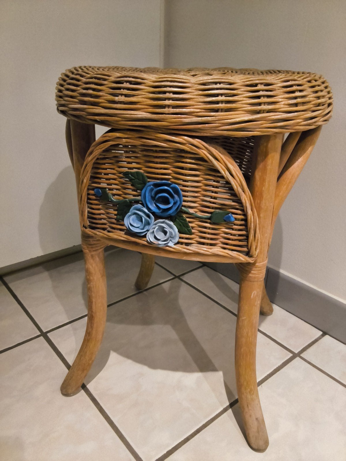 rotan krukje ! jaren 90 staat ?, Maison & Meubles, Enlèvement
