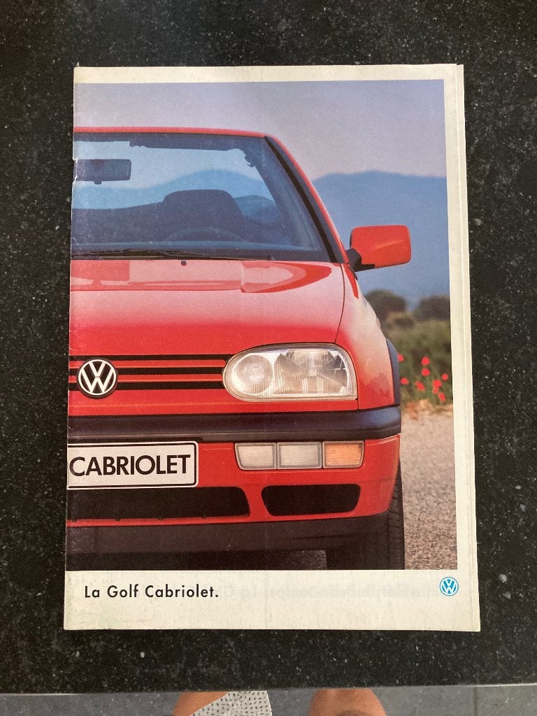 brochure auto, Enlèvement ou Envoi, Utilisé, Volkswagen