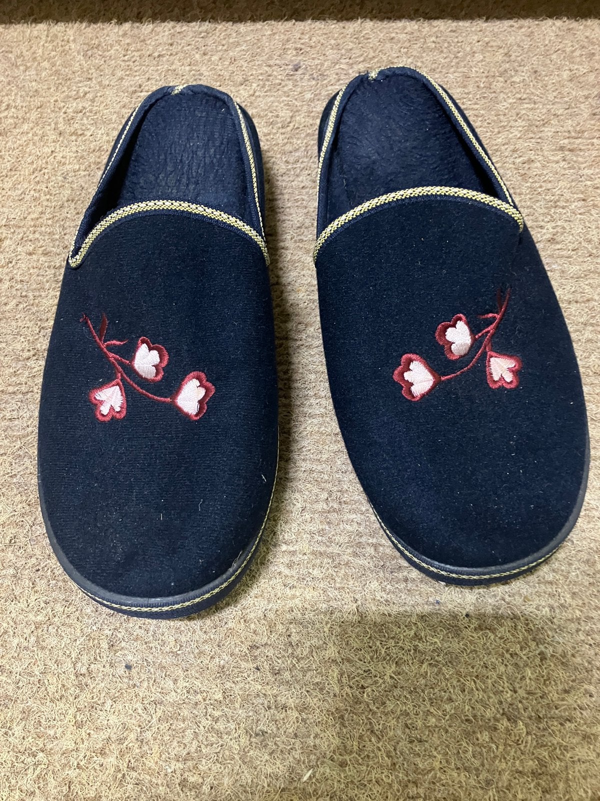 Stoffen sloffen / slippers voor dames maat 41, Ophalen of Verzenden, Slippers