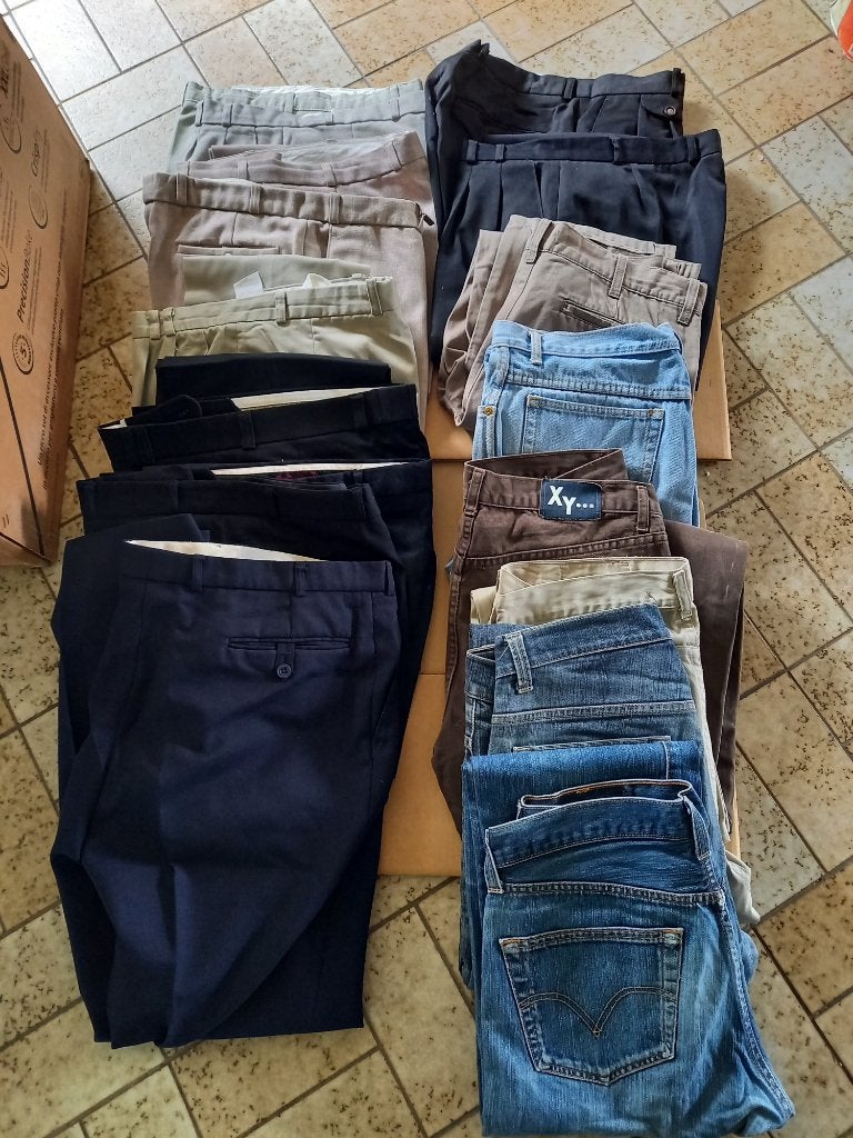 pantalons homme, Ophalen