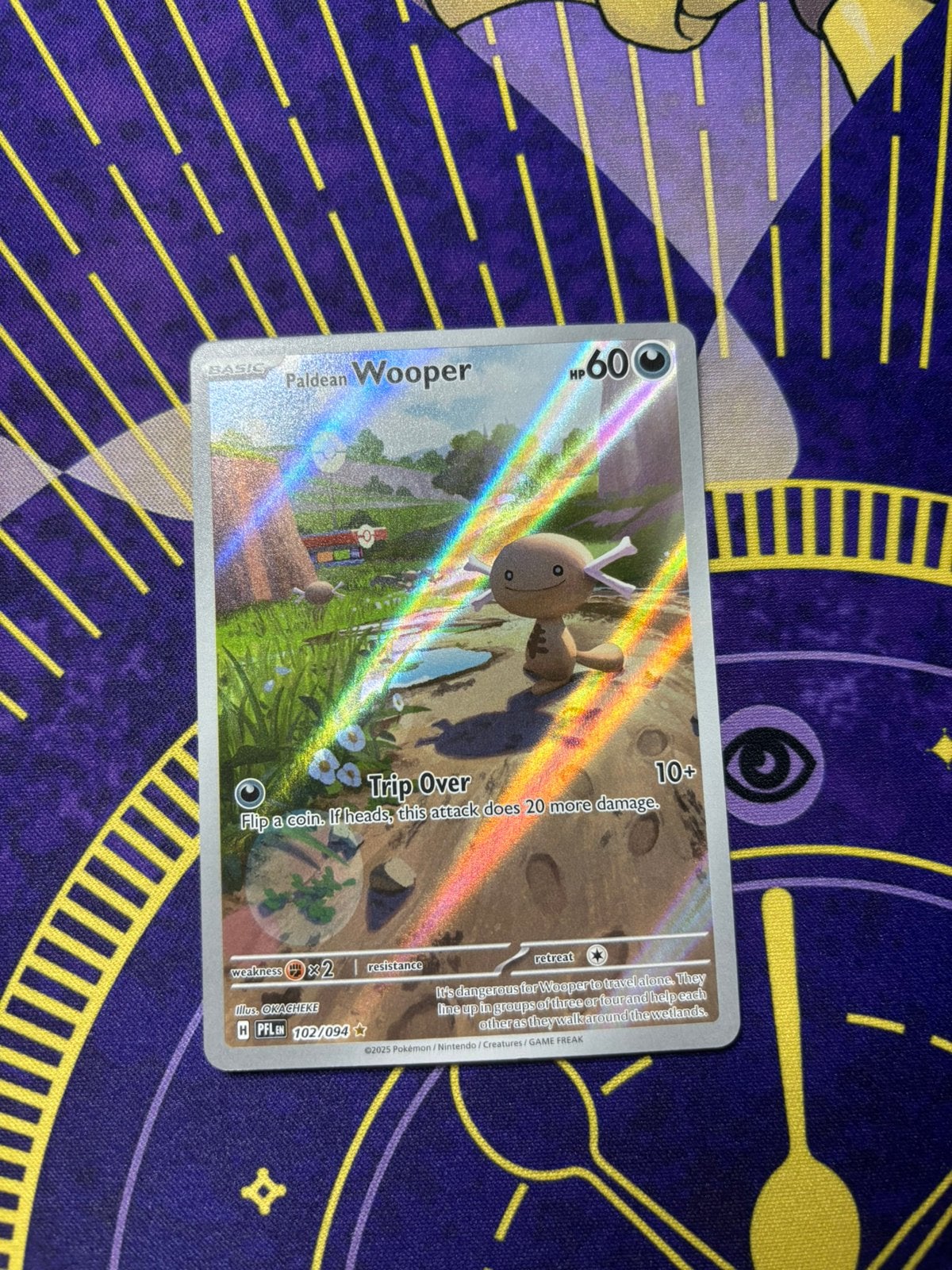 Pokémon Paldean Wooper, Enlèvement ou Envoi, Neuf, Cartes en vrac, Foil