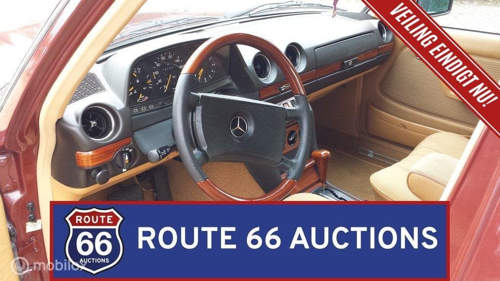 Mercedes-Benz 230E | 1983 | Route 66 Auctions, Autos, Achat, Entreprise, Boîte manuelle, Autre carrosserie