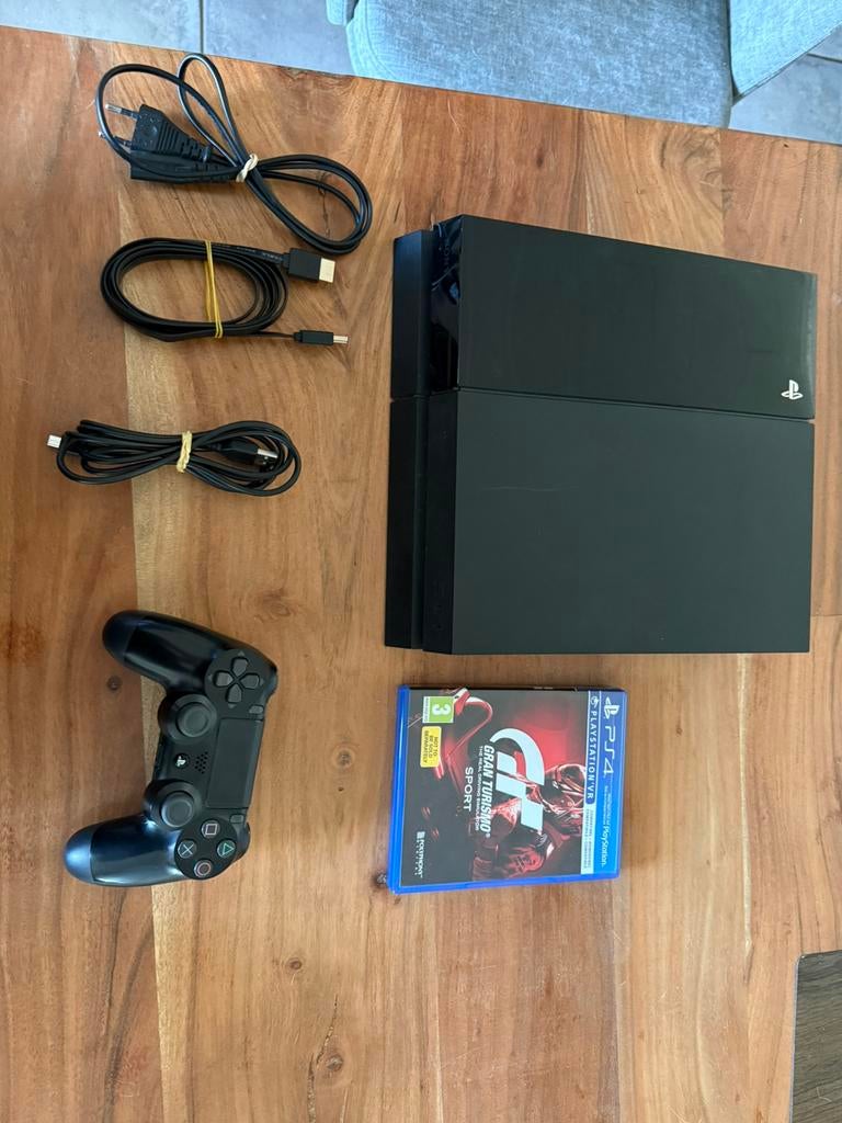 Playstation 4 + benodigdheden, Consoles de jeu & Jeux vidéo, Consoles de jeu | Sony PlayStation 4, Enlèvement, Comme neuf