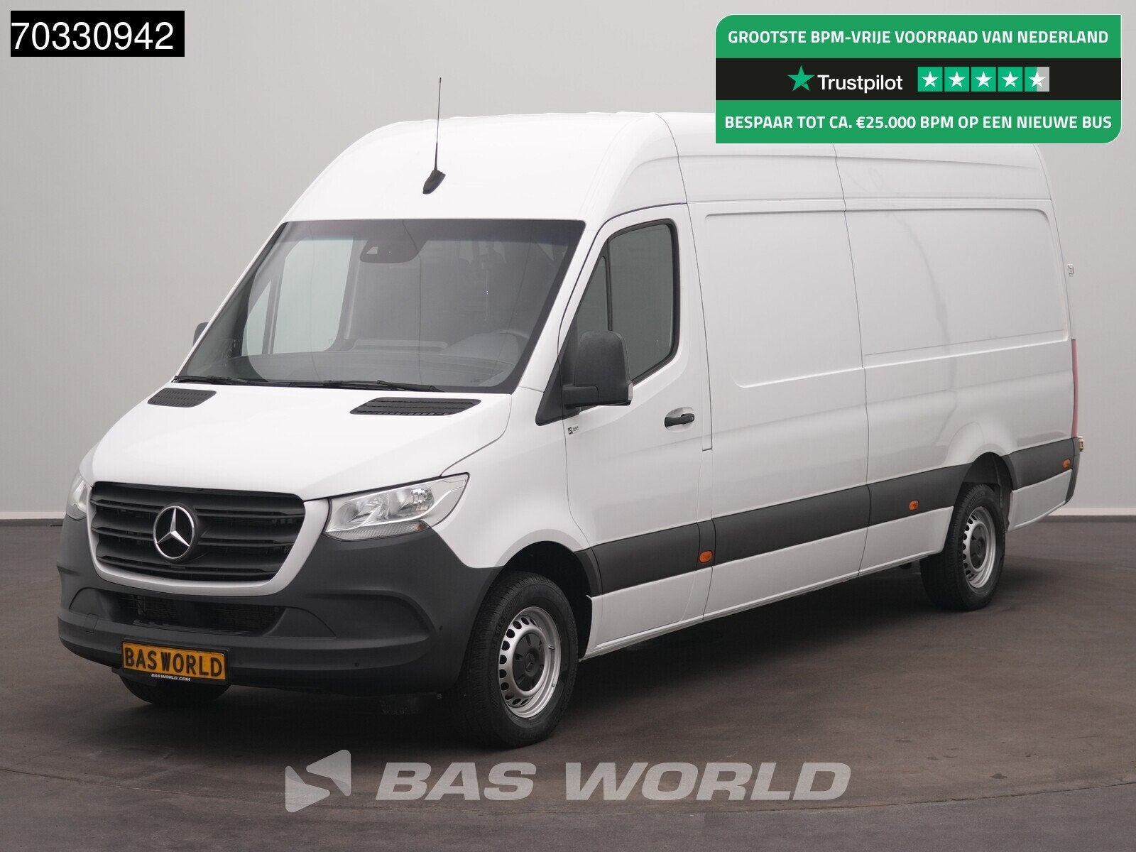 Mercedes Sprinter 317 CDI Automaat L3H2 AC/Climate MBUX Carp, Automaat, Stof, Gebruikt, Euro 6