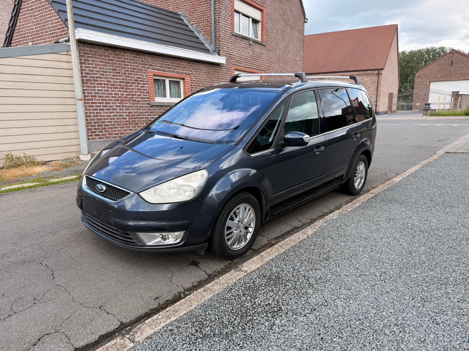Ford Galaxy Ghia 7 Zitplaatsen, Auto's, Monovolume, Zwart, 7 zetels, Leder