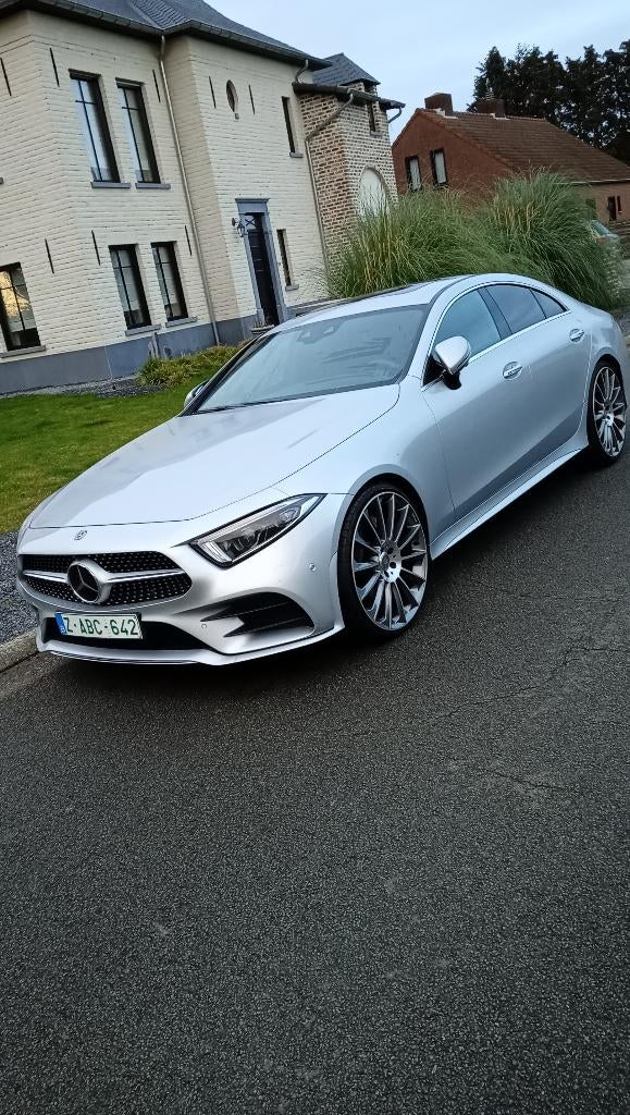 Mercedes 300 CLS, 2021, 25000 km, AMG look, Auto's, Leder, Bedrijf, Diesel, Te koop