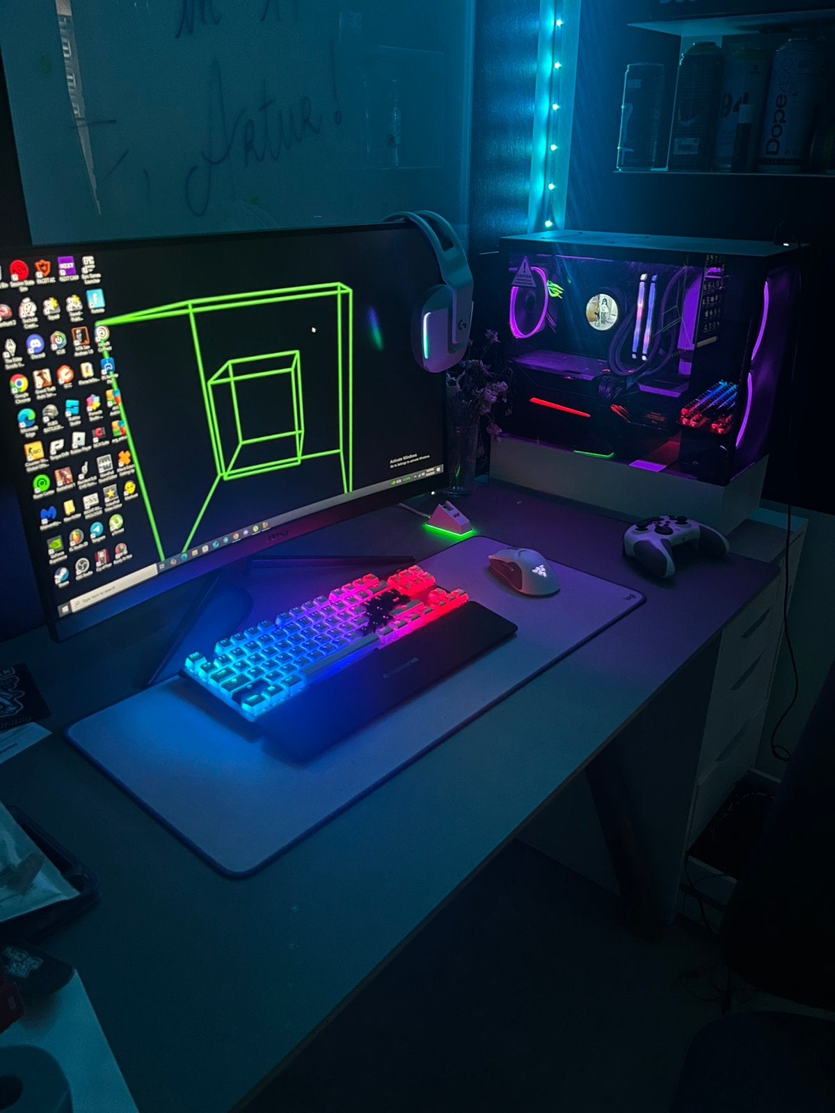 PC setup (gaming pc, computer), Games en Spelcomputers, Games | Pc, Ophalen, Zo goed als nieuw