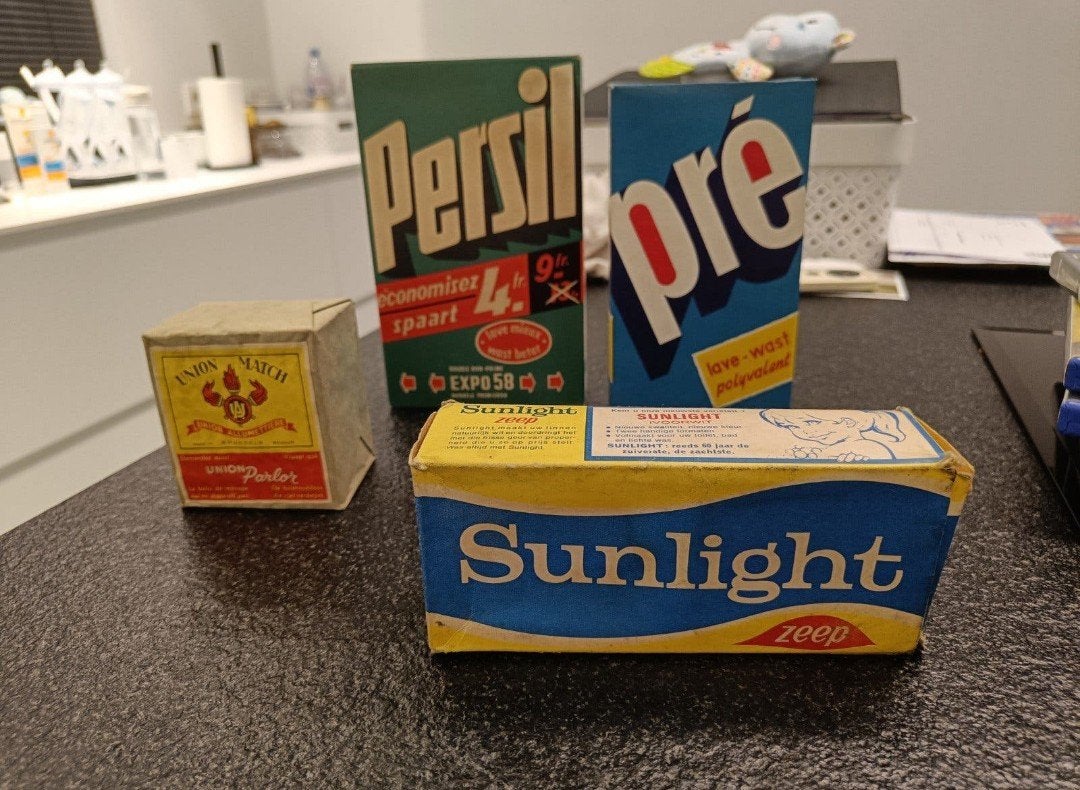 retro pakket expo (Persil, sunlight,...), Ophalen of Verzenden