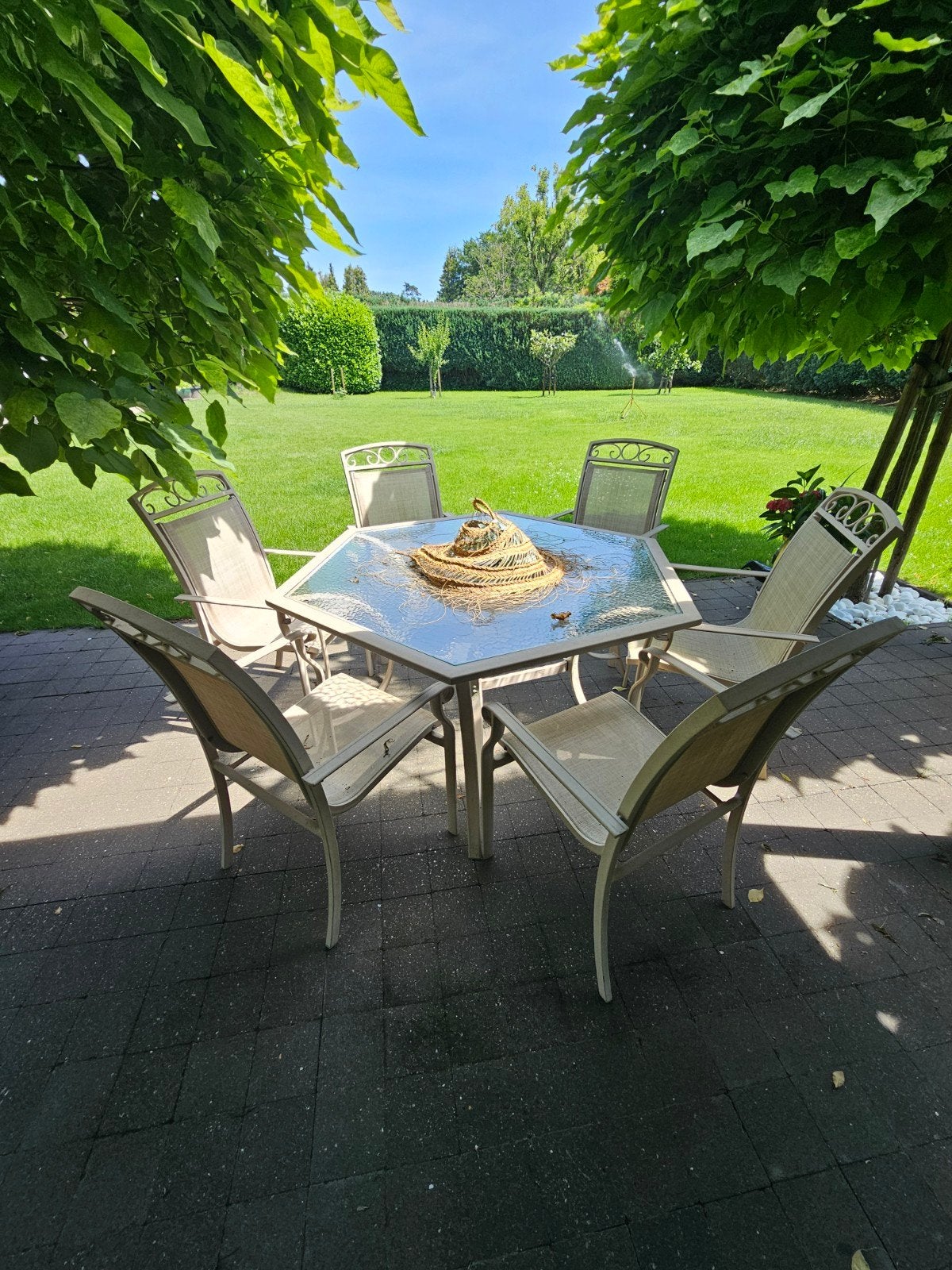 Table de jardin avec chaises, Enlèvement