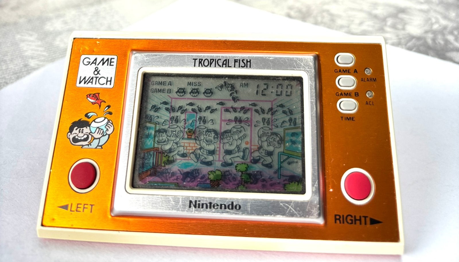 Nintendo Game&Watch Tropical Fish TF-104 1985, Games en Spelcomputers, 1 speler, Ophalen of Verzenden, Gebruikt