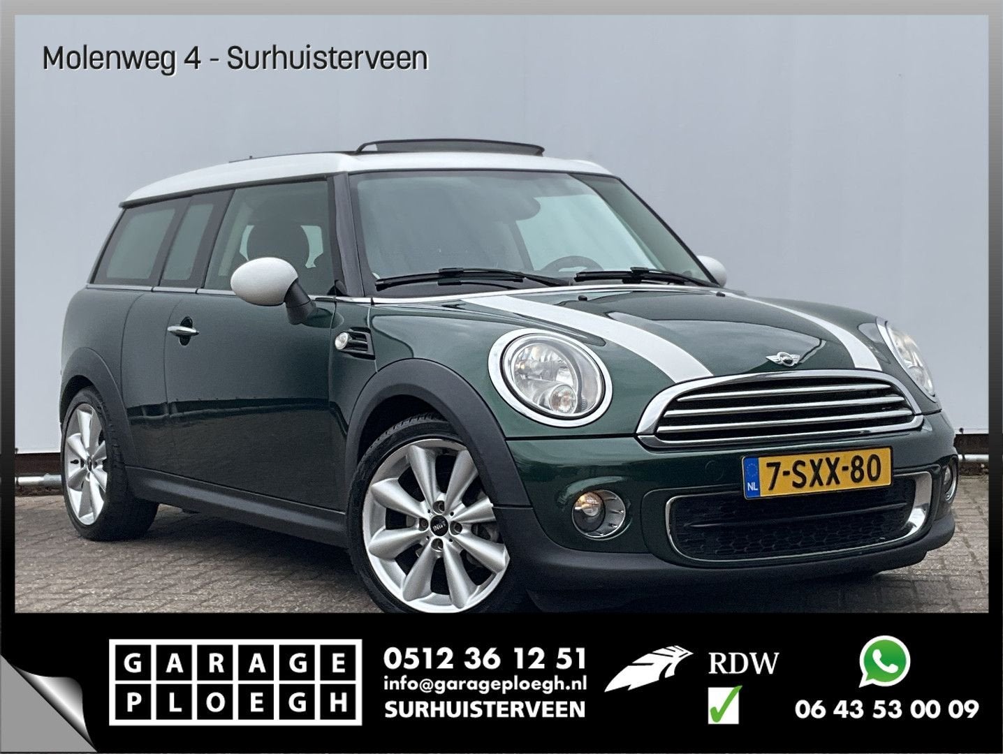 MINI One D Clubman 1.6 Pano.dak Navi Clima Cruise Holland St, Auto's, Mini, Electronic Stability Program (ESP), 103 g/km, Bedrijf