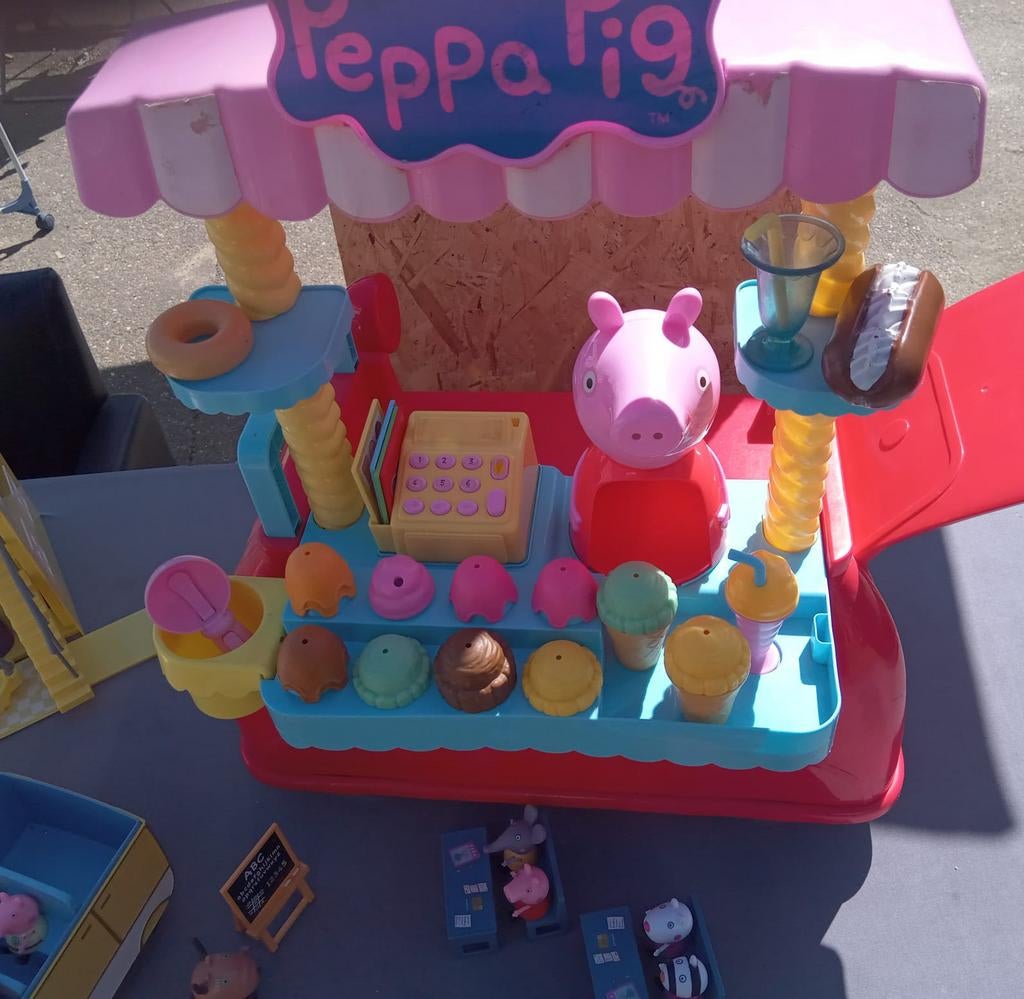 Peppa pig speelgoed, Ophalen