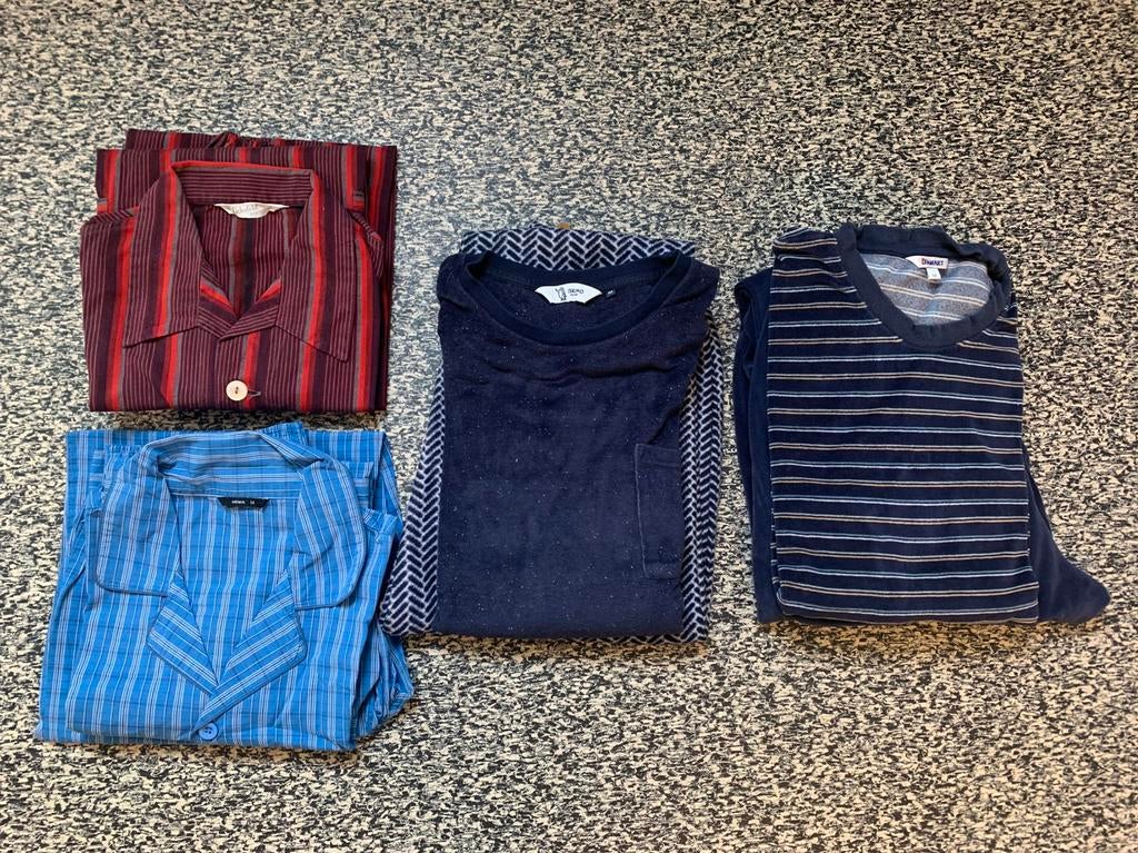 8 pyjama’s M - zomer en winter- nauwelijks gedragen, Kleding | Heren, Ophalen, Zo goed als nieuw