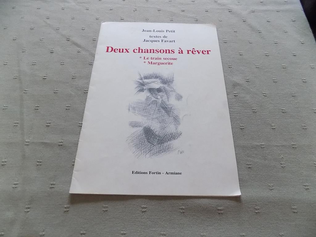 Partition Deux chansons à rêver Ed FORTIN-Armiane, Musique & Instruments, Partitions, Comme neuf, Classique, Chant, Leçon ou Cours