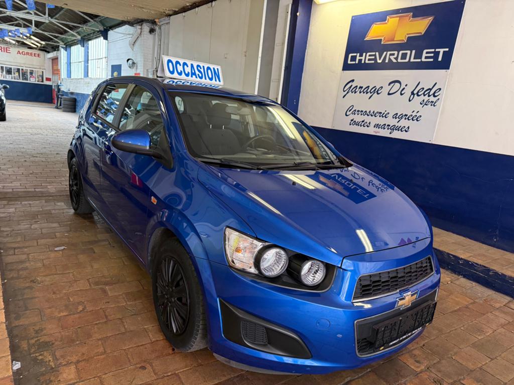 Aveo 1.2i Ls 2011 airco 73.400 km 86 pk, Auto's, Chevrolet, Voorwielaandrijving, Euro 5, Stof, 4 cilinders