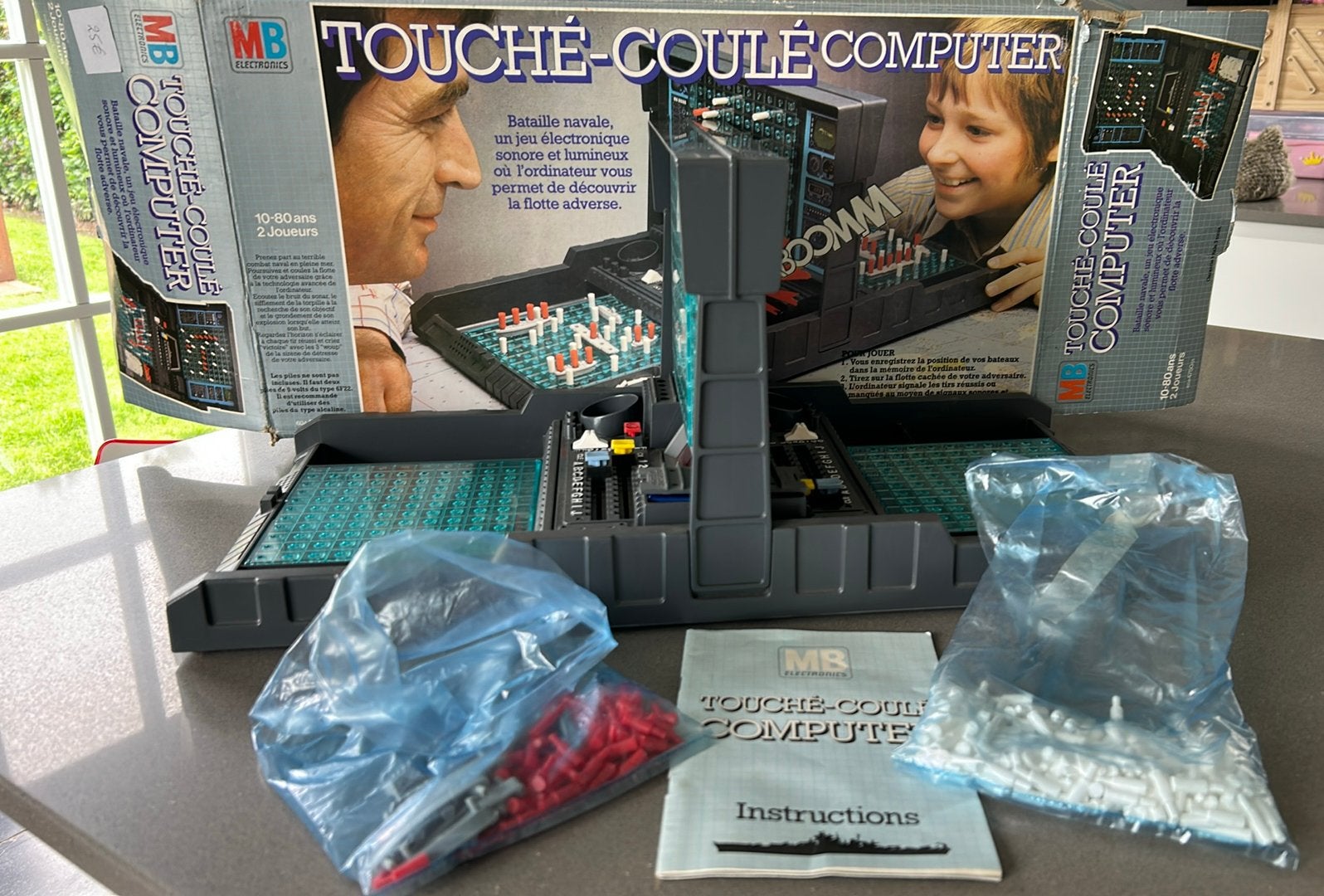 Touche Coule Computer MB - jeu 1980, Hobby & Loisirs créatifs, Enlèvement, Utilisé