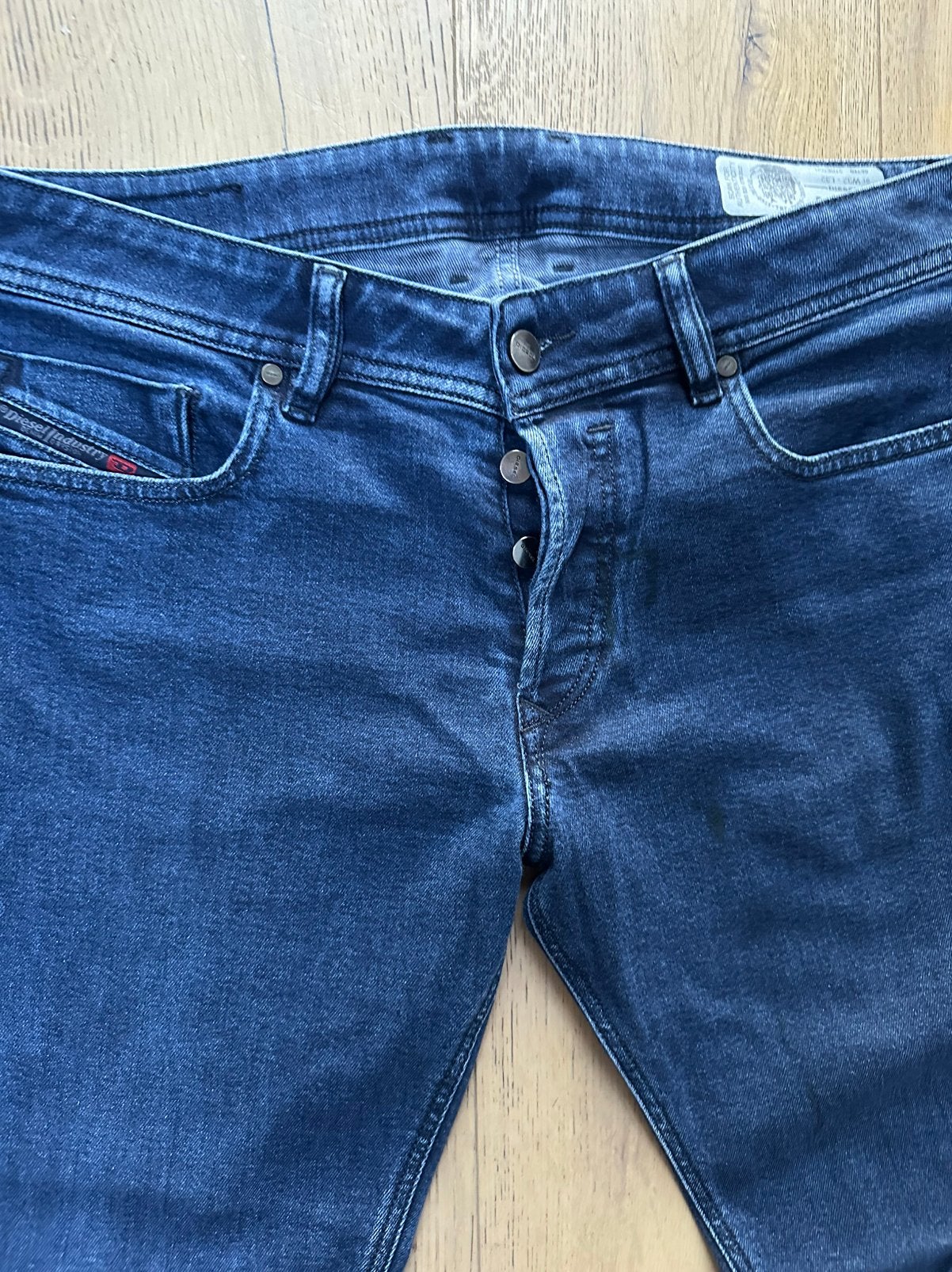 Jean Diesel Sleenker Slim-Skinny W32 L32 Stretch, Envoi, Comme neuf, Bleu, W32 (confection 46) ou plus petit
