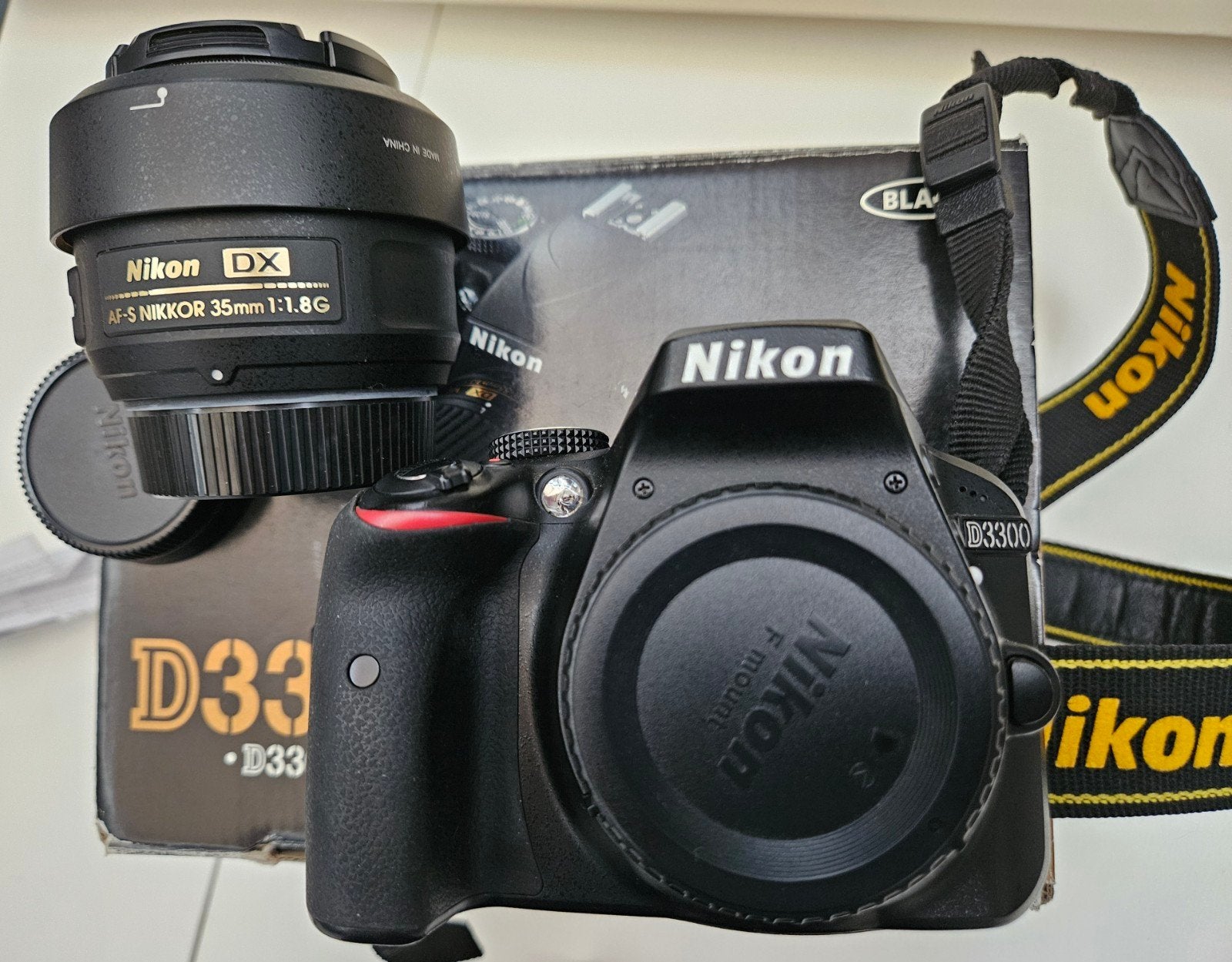 NIKON D3300 +AF-S 35MMF1.8, TV, Hi-fi & Vidéo, Enlèvement ou Envoi, Nikon