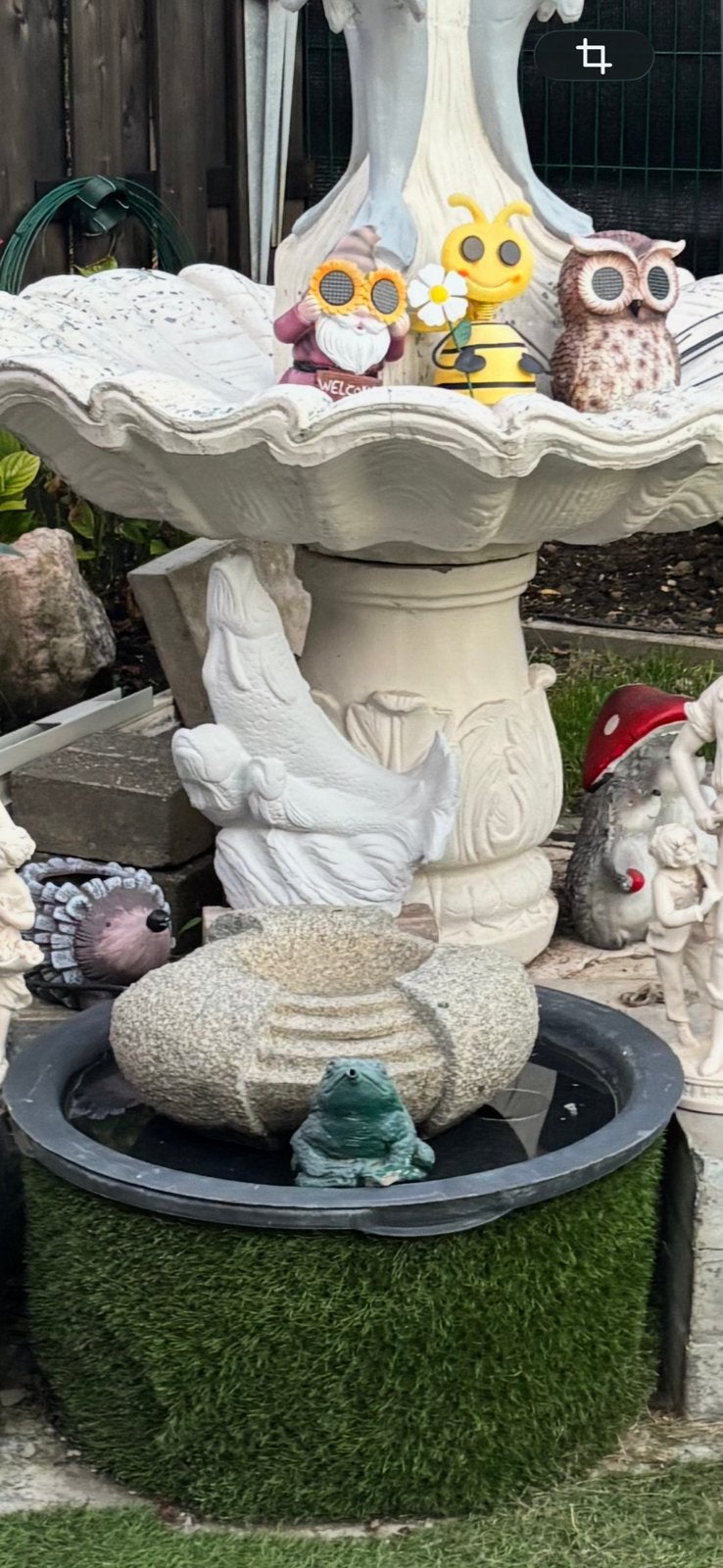 Vis, Tuin en Terras, Ophalen, Gebruikt, Fontein