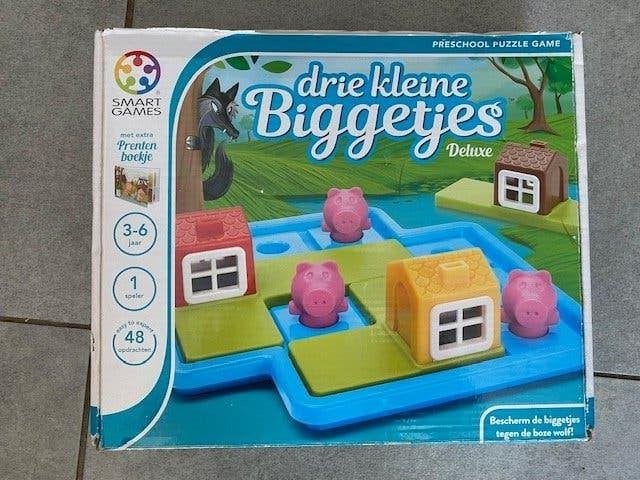 Drie Kleine Biggetjes educatief spel van SMART GAMES, Kinderen en Baby's, Speelgoed | Educatief en Creatief, Ophalen of Verzenden