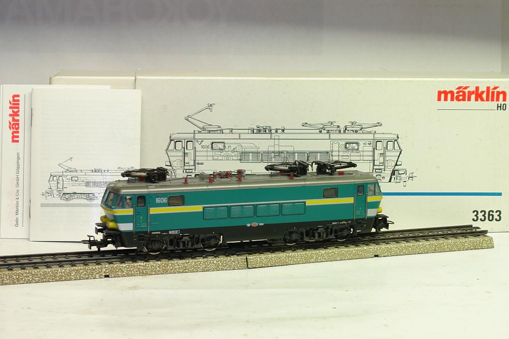 MARKLIN 3363 MOTRICE 1606 SNCB NMBS BXL-MIDI BRUSSE-ZUID, Analogique, Enlèvement ou Envoi, Courant alternatif, Comme neuf