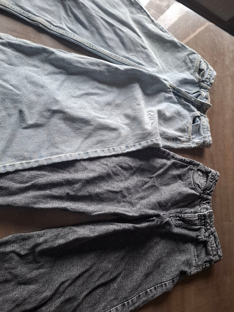 2 jeansbroeken maat 140, Meisje, JBC, Zo goed als nieuw, Ophalen