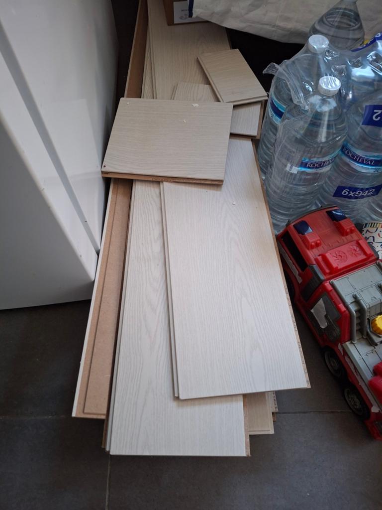 Gratis: plafondlatten, Ophalen