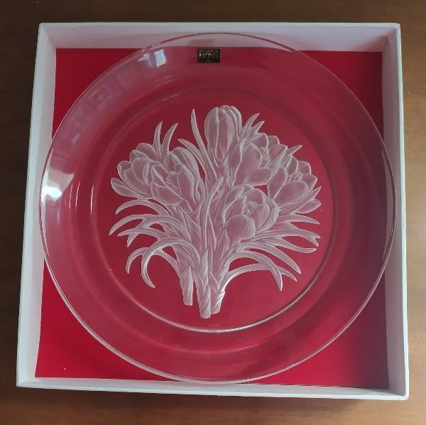 kristallen schaal ( Museum Crystal Hoya ), Ophalen of Verzenden