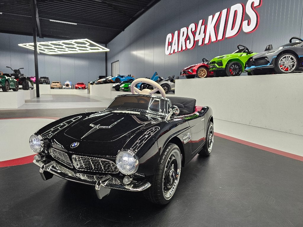 Kinderauto BMW 507 - soft start - leren zit - met RC, Ophalen of Verzenden, Afstandsbediening