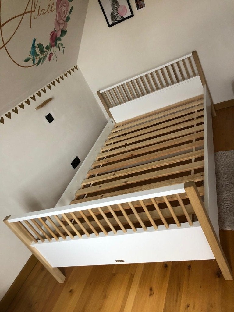 Bed Bopita, Enfants & Bébés, Comme neuf, Sommier à lattes, Enlèvement, 180 cm ou plus