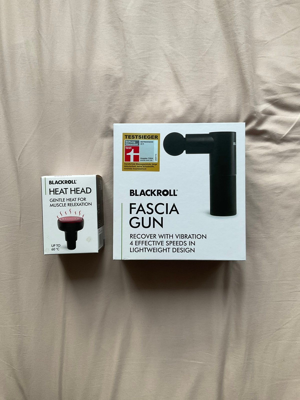 Fascia gun + heat head van Blackroll (nieuwprijs: €189,90), Sport en Fitness, Ophalen of Verzenden, Nieuw